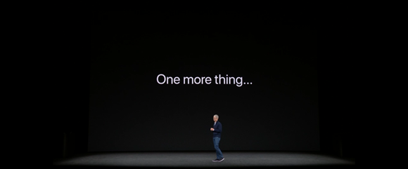 2017年9月 Apple スペシャルイベント One more thing...