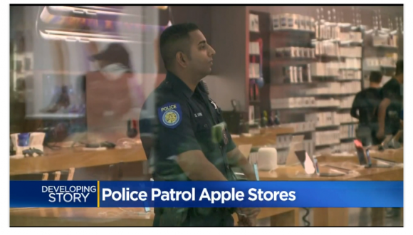 apple store 警察