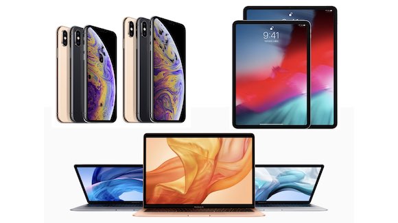 Apple 2018 iPhone iPad Pro MacBook Air