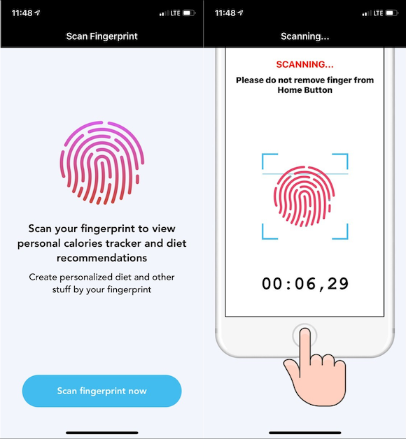 Touch ID 詐欺アプリ　ESET