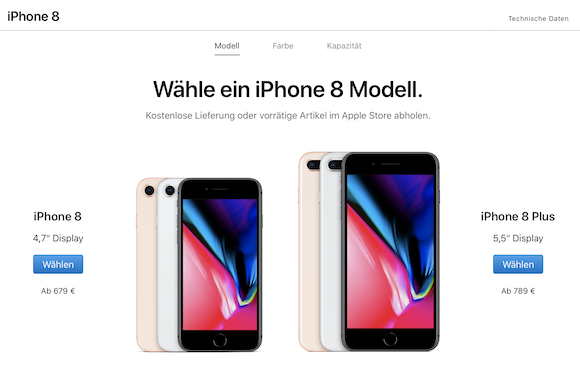 Apple ドイツ iPhone8
