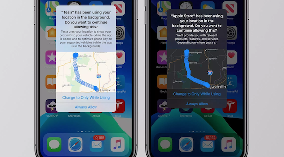 Ios13ではアプリが位置情報を取得した場所を地図上で確認可能に Iphone Mania
