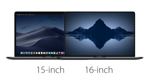 MacBook Pro 15インチ 16インチ 比較 MacRumors