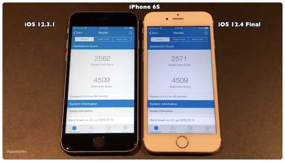 iPhone6s iOS12.4 iOS12.3.1 iAppleBytes