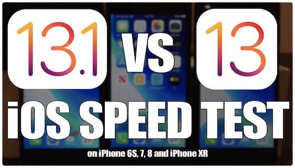Ios13 1でiphoneは速くなる Ios13と動作速度を比較した動画 Iphone Mania