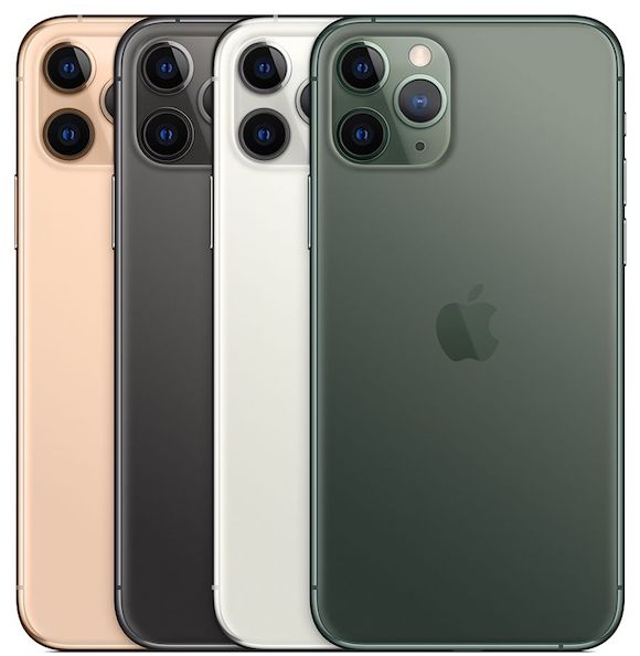 Apple iPhone11 Pro 4色