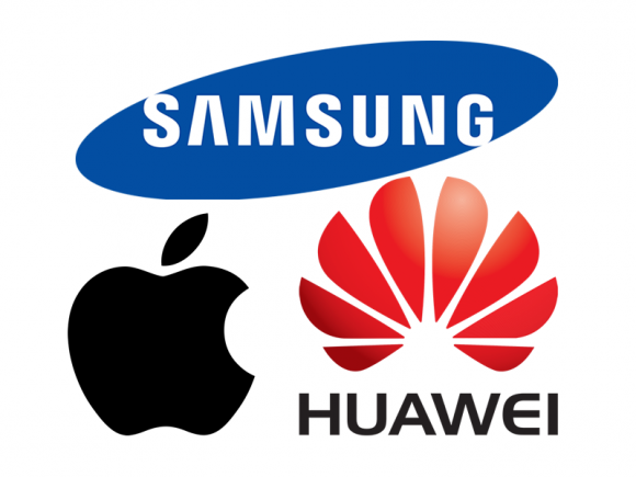 apple samsung huawei ロゴ