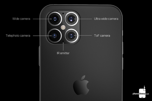Iphone12のコンセプト画像が公開 縮小したノッチとクアッドカメラが