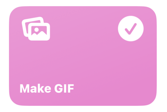 iOS ショートカット iPhone 動画 GIF