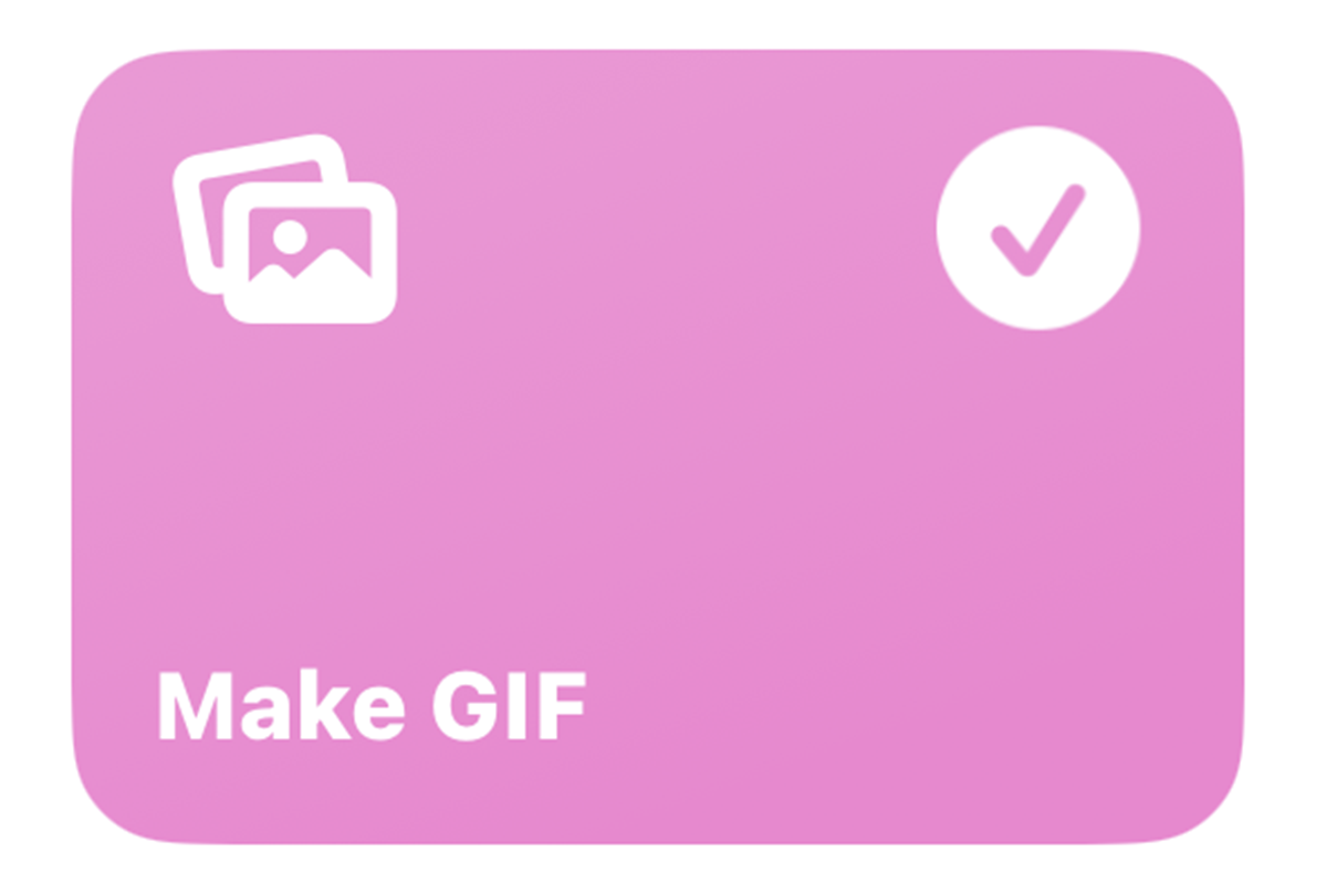 iOS ショートカット iPhone 動画 GIF