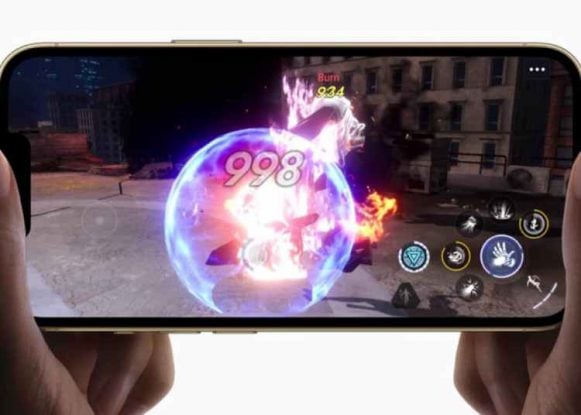 iPhoneでプレイするゲームの画像