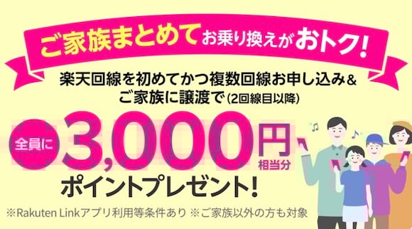 楽天モバイルキャンペーン