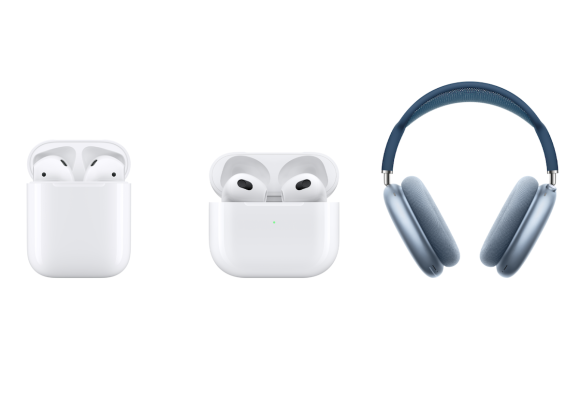 AirPods lineup 2022