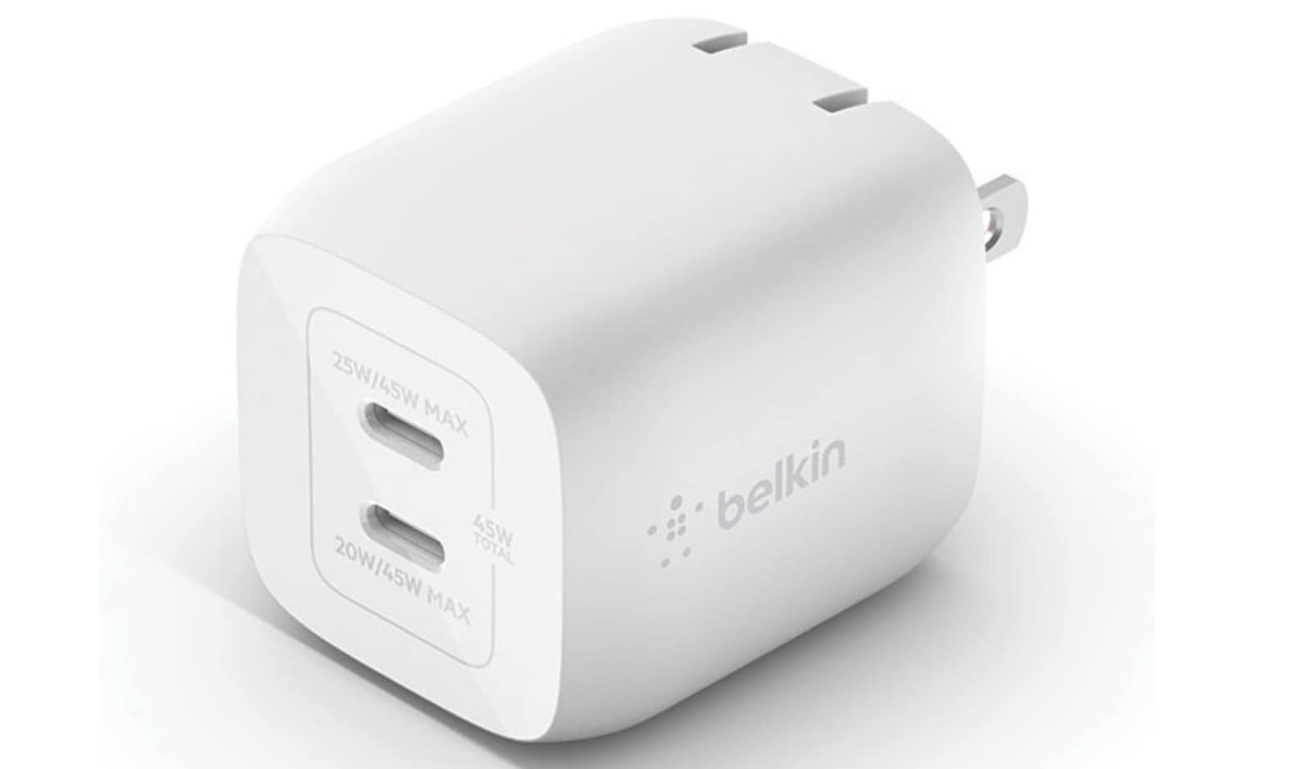 ベルキン、USB-C2ポート搭載・最大45W出力の小型GaN充電器を発売
