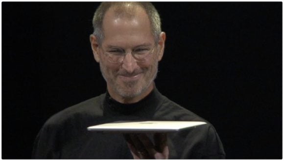 スティーブ・ジョブズ氏 MacBook Air Macworld 2008