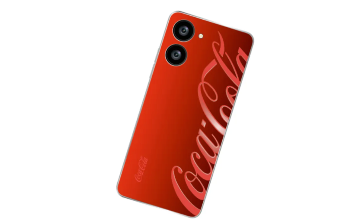 コカ・コーラ　スマートフォン　realme
