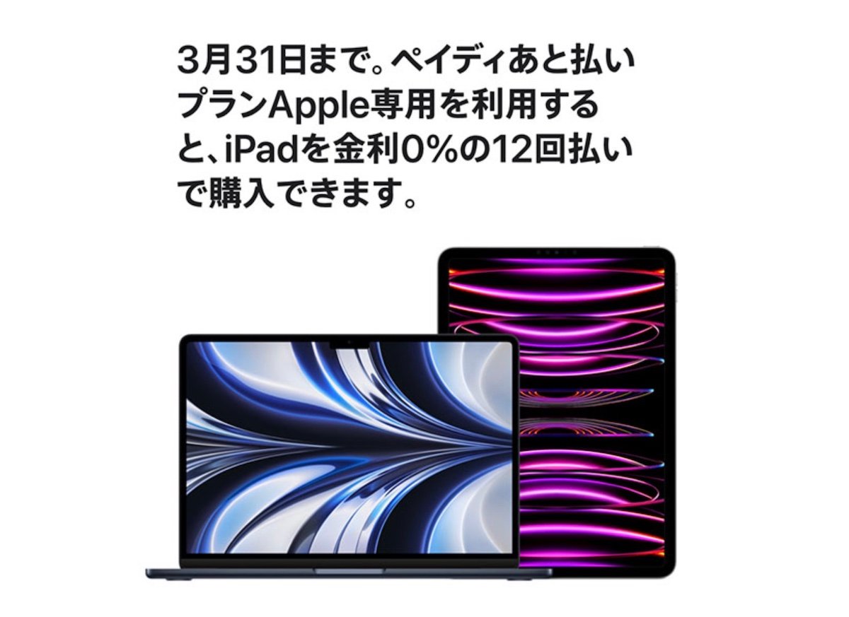 ペイディあと払いプランApple専用