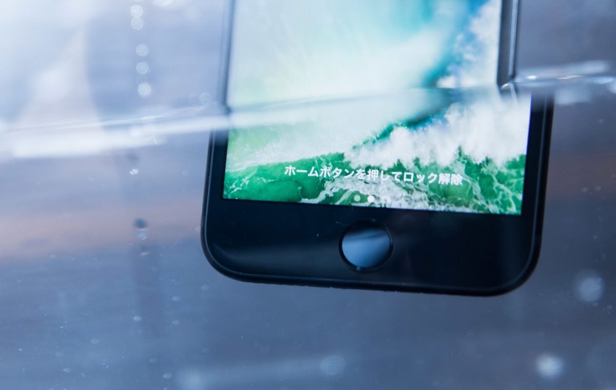 iPhone　水没