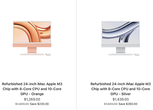 M3 iMac Refurb