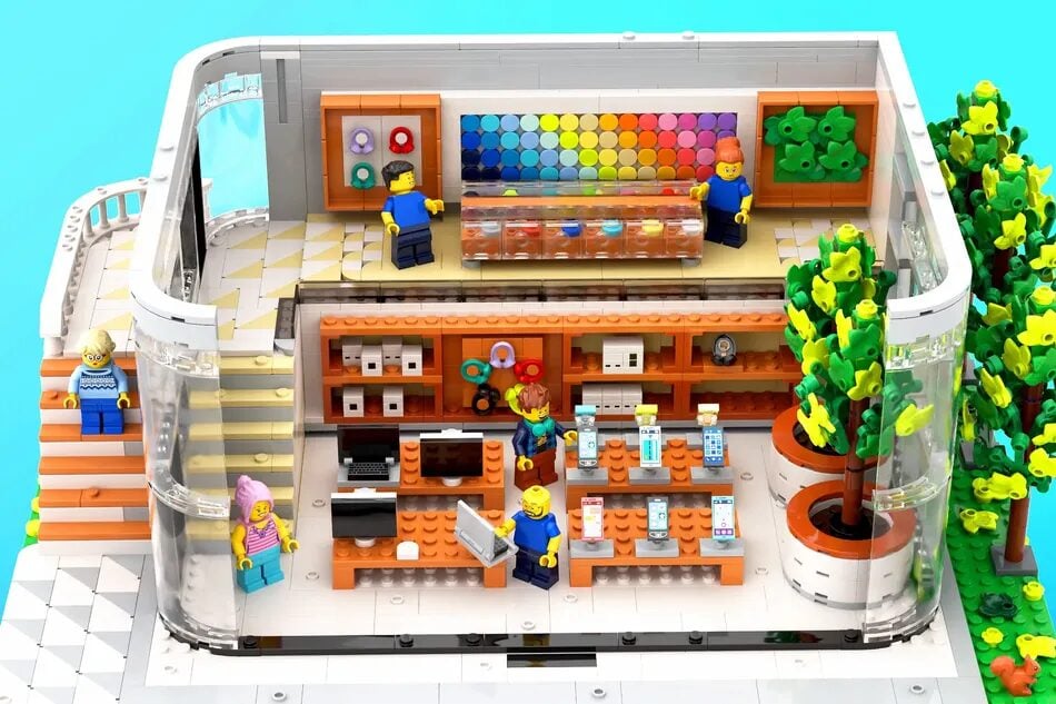 apple store レゴ