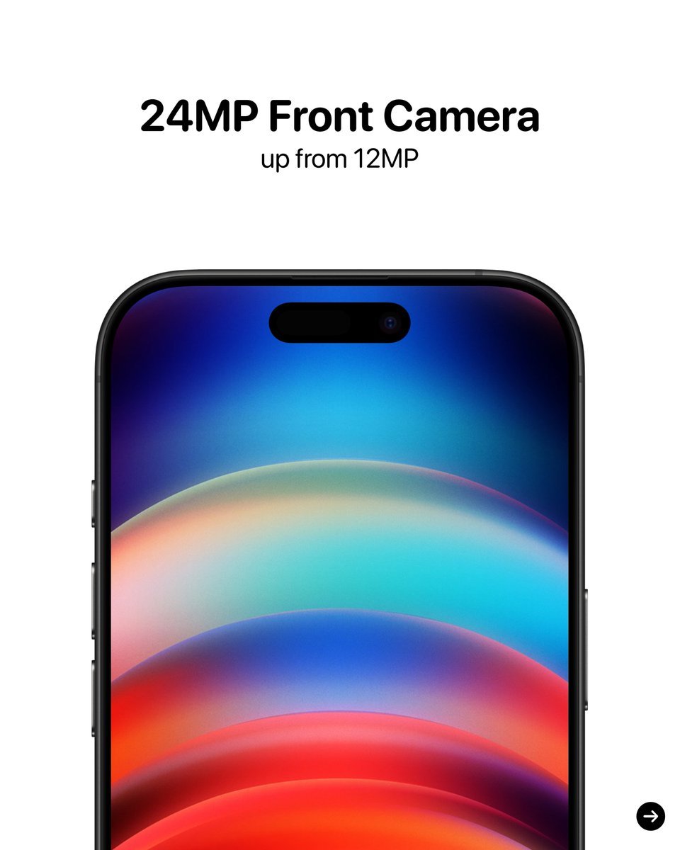iPhone17 front camera AH