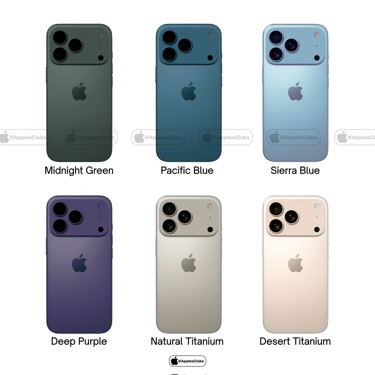 iPhone17 pro color AC
