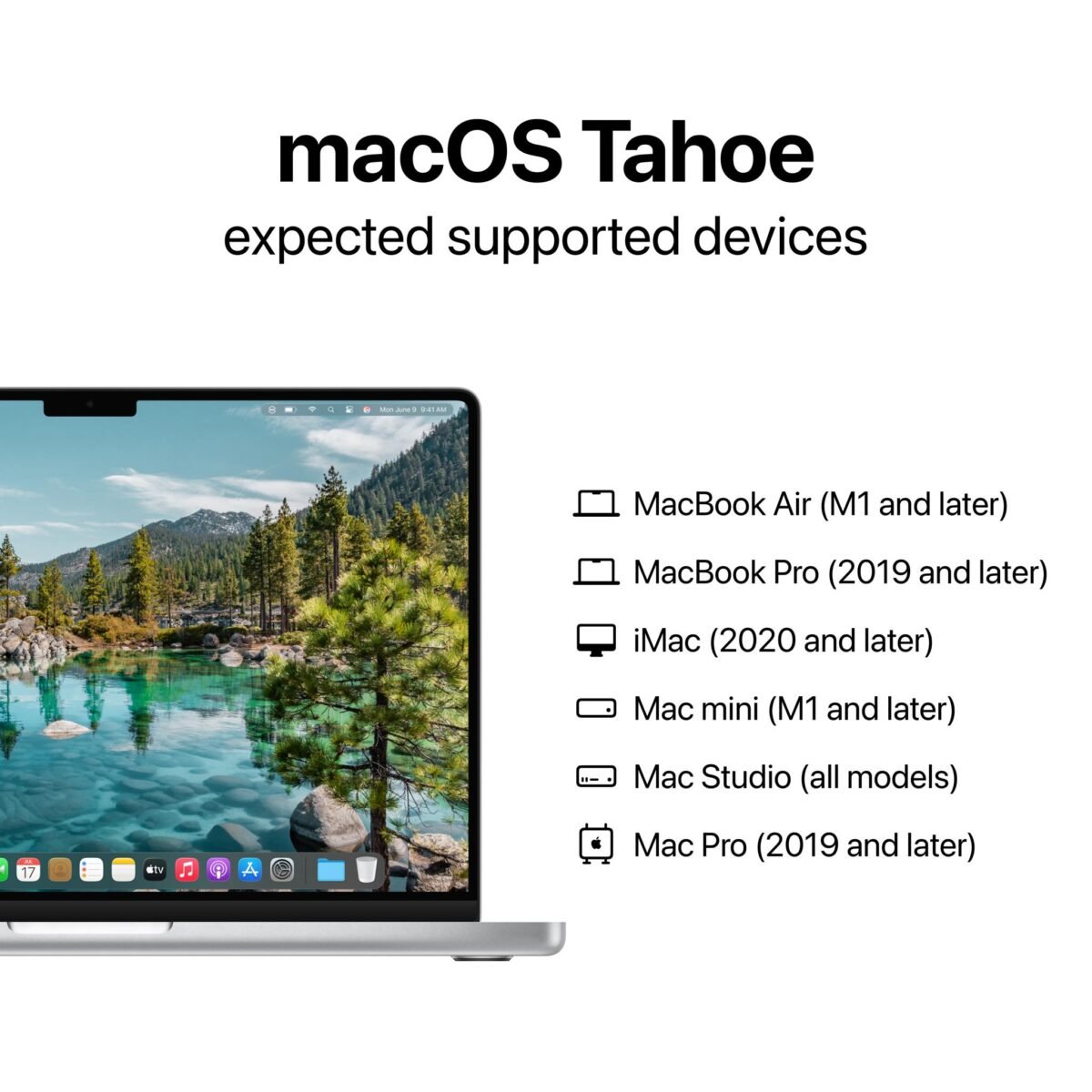 macOS Tahoe 26にアップデート可能なMacモデルの予想が更新〜機種減少