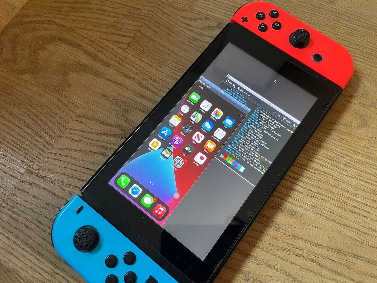 Nintendo SwitchにiOSをインストールしてしまった猛者に称賛の声