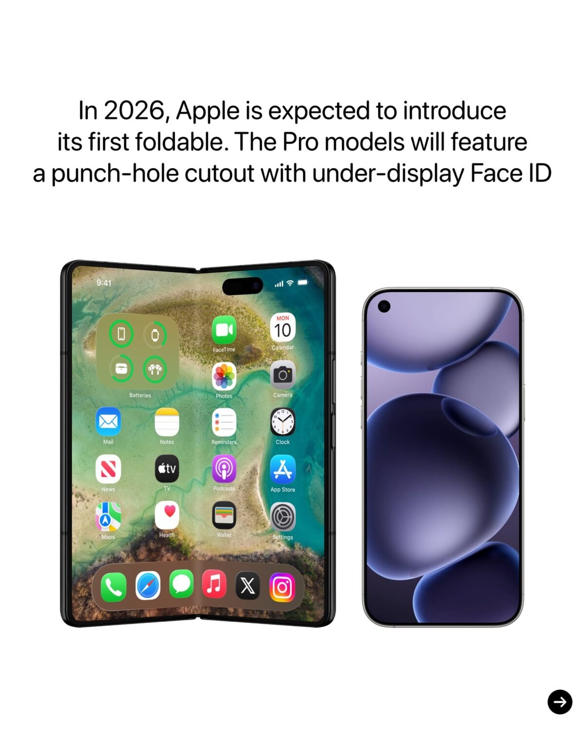 iPhone Foldの試作が2025年秋、量産が2026年夏に開始見込み