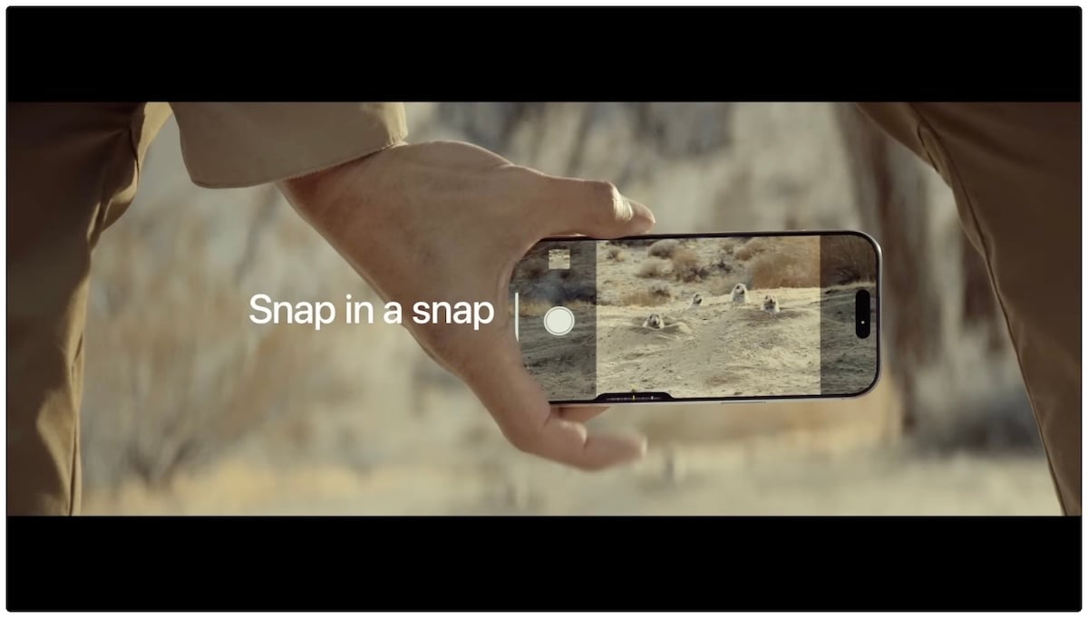 iPhone16 Pro カメラコントロール CM 「Snap-a-Mole」