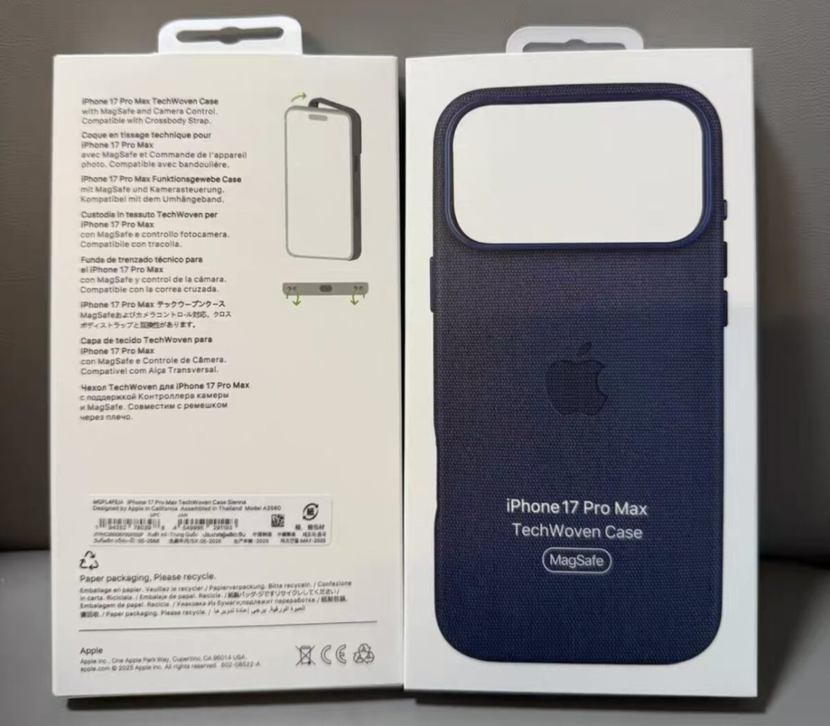 iPhone17 Pro Max向けテックウーブンケースの画像〜正規品かに疑問点多数