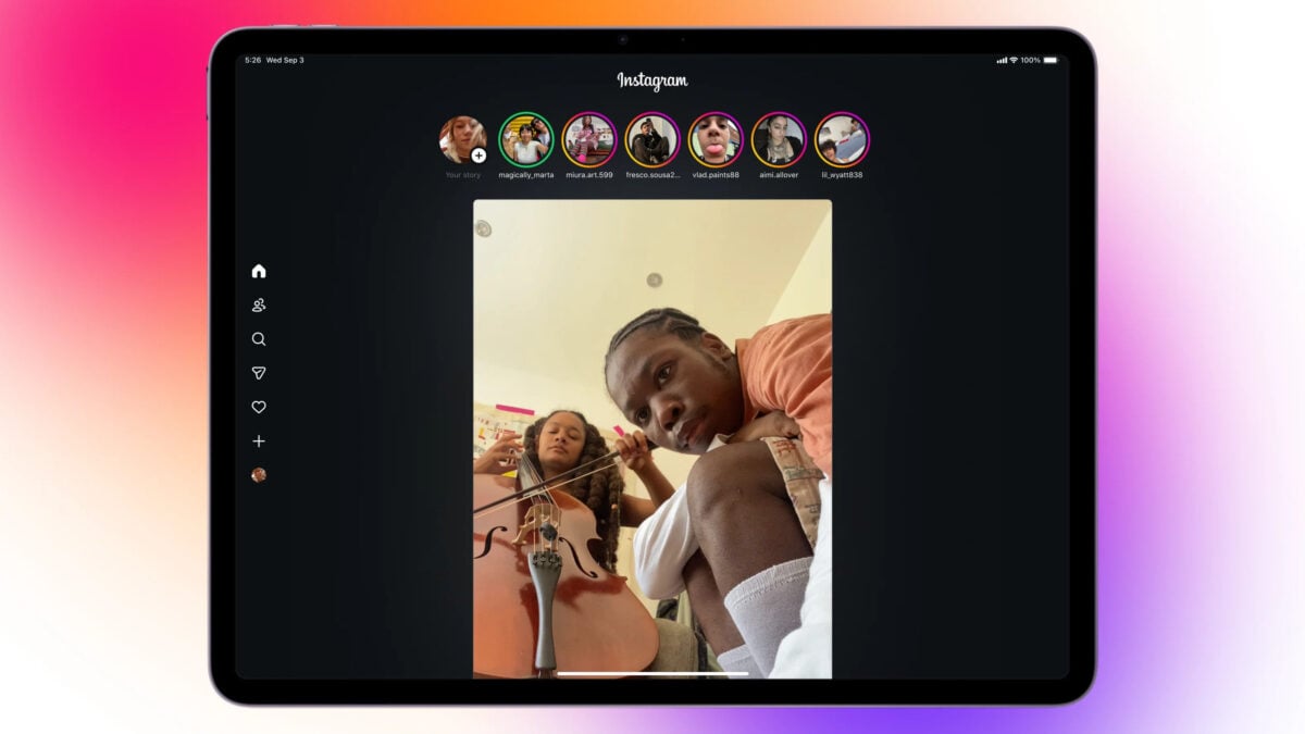 InstagramのiPad最適化がついに実現！
