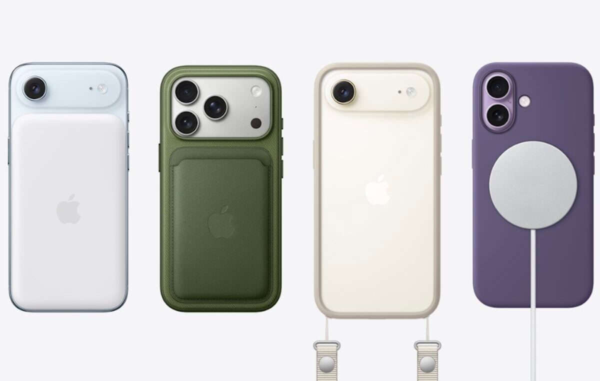 iPhone17シリーズに対応する3種類の純正ケースとクロスボディストラップが発売