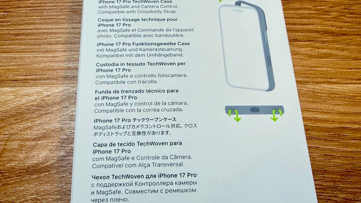 iPhone17 Pro用 Apple テックウーブンケース レビュー