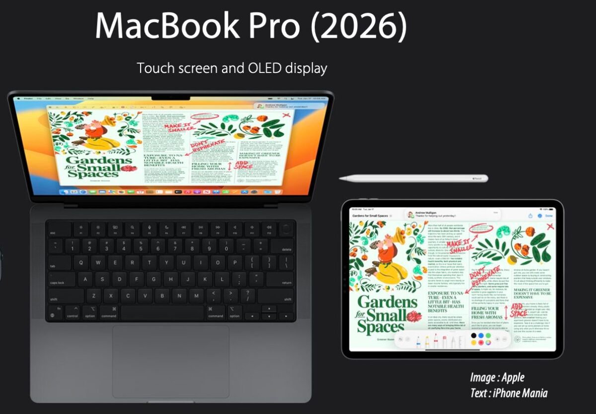 MacBook Pro（M6）はタッチパネル採用〜Aチップ搭載MacBookの動向