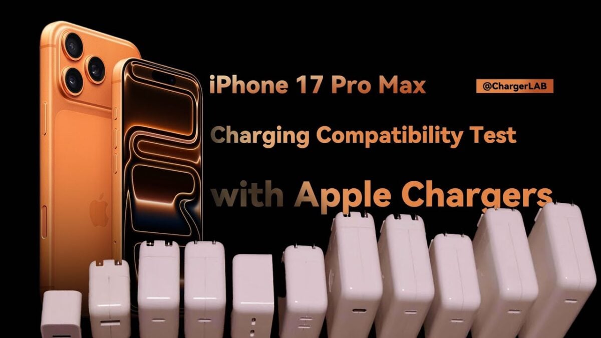 iPhone17 Pro Maxを最も効率よく充電できる純正充電器が比較テストで判明
