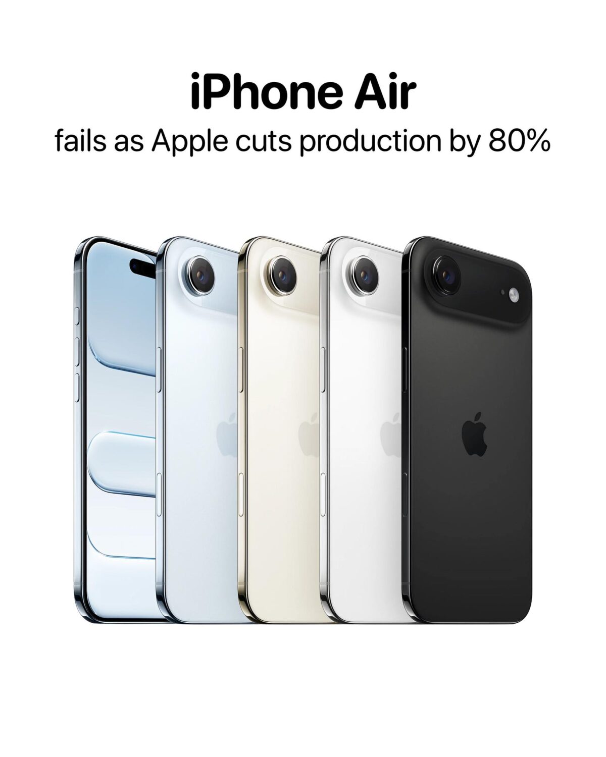 iPhone Airの製造台数削減は事実か？ソースで真逆の見方