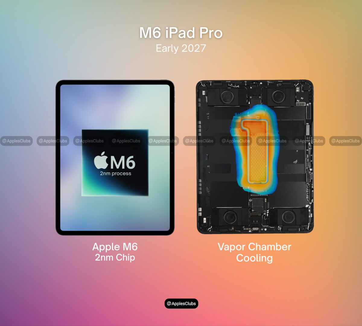 iPad Pro（M6）に搭載されるベイパーチャンバーの高信頼性と高性能が確実視