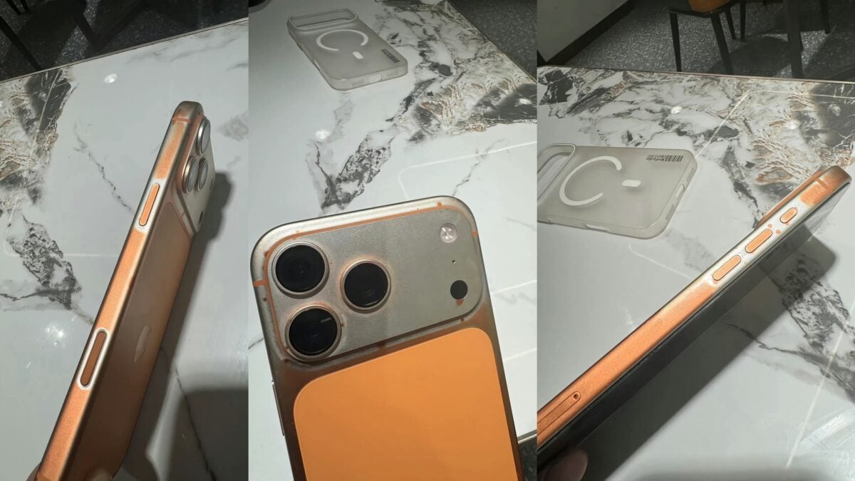 iPhone17 Proのコズミックオレンジが過酸化水素を含む除菌シートで変色？