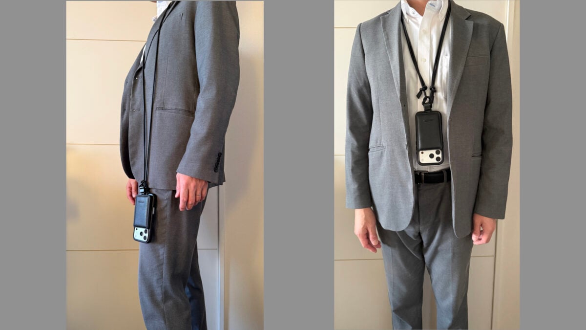 objcts.io デタッチャブルストラップ付スリムカードホルダー iPhone17 Pro レビュー