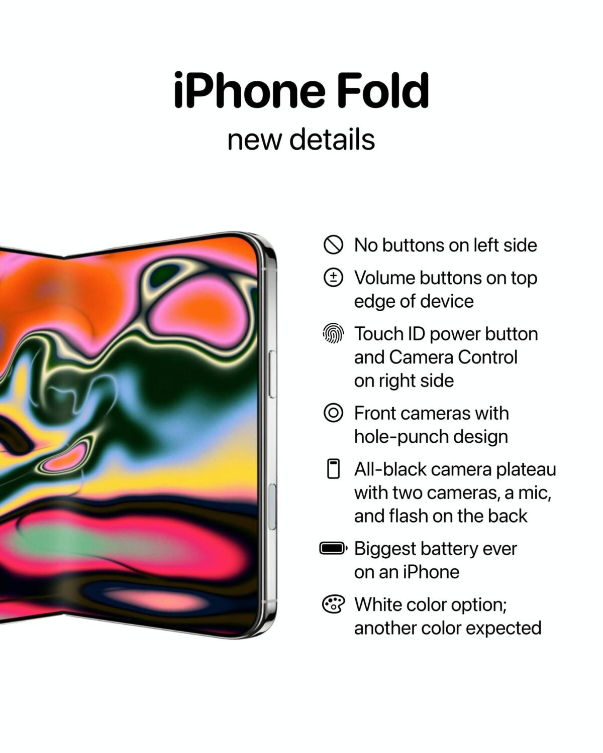 折りたたみiPhoneのディスプレイは耐擦過性向上？Galaxy Z Fold7との違いに注目
