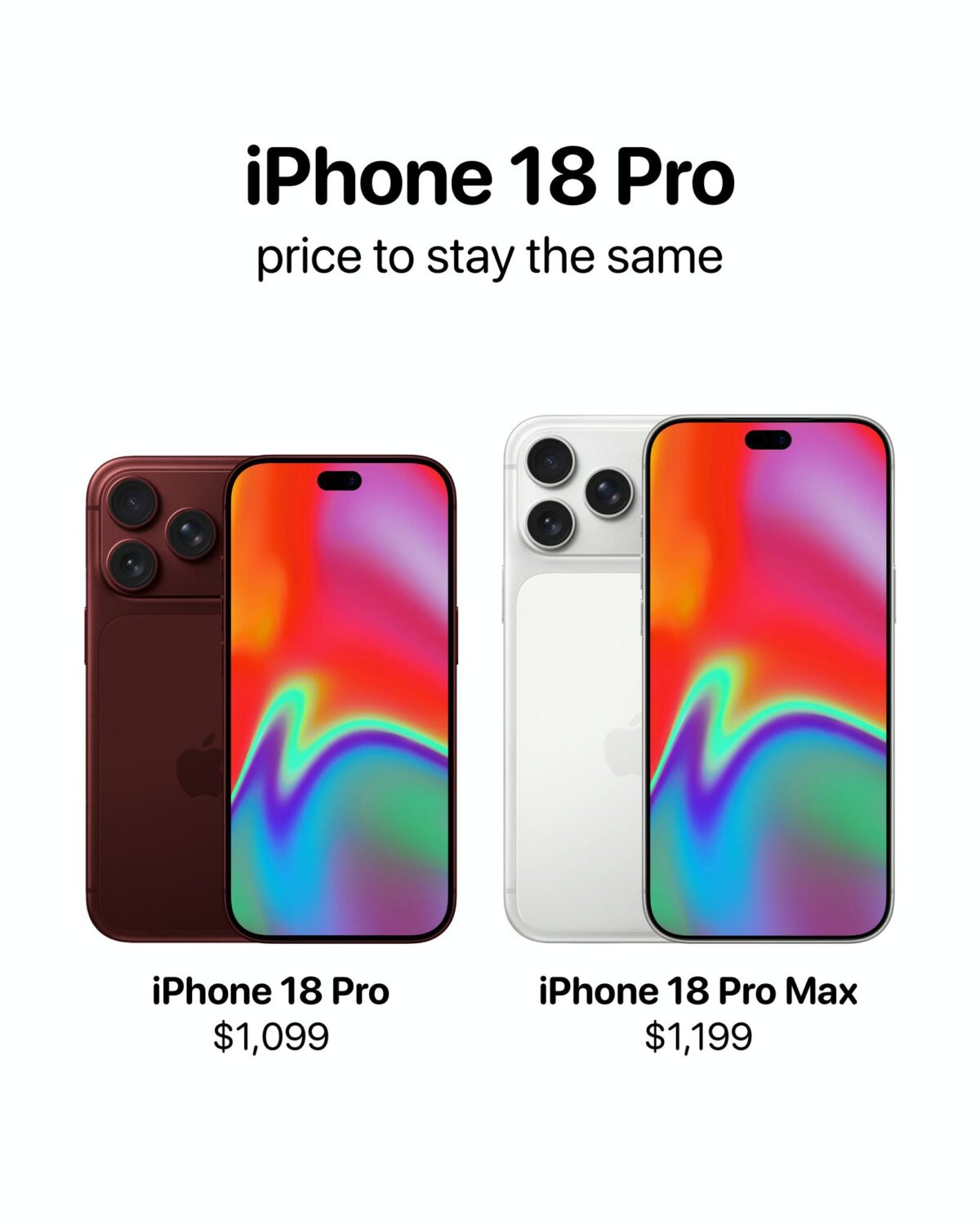 iPhone18 Proシリーズは値上げなしとの予想増加〜ただし大容量モデルに懸念