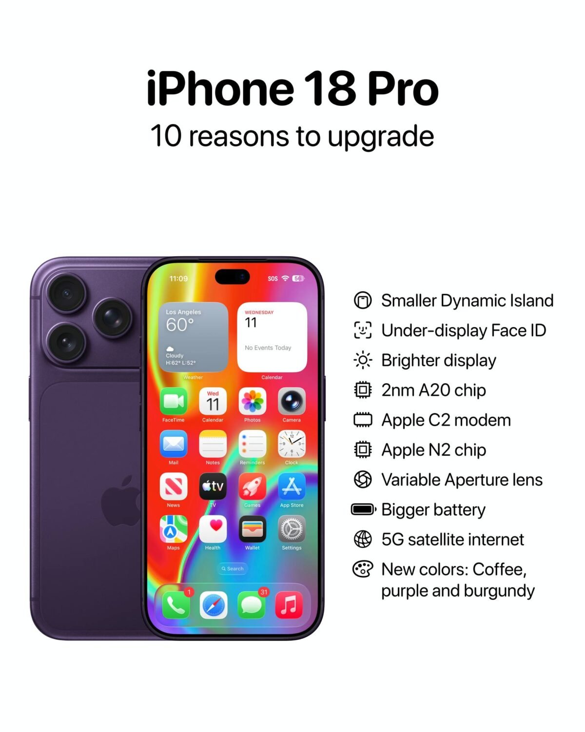 iPhone18シリーズが量産試作段階か〜フロントカメラは2,400万画素との予想も