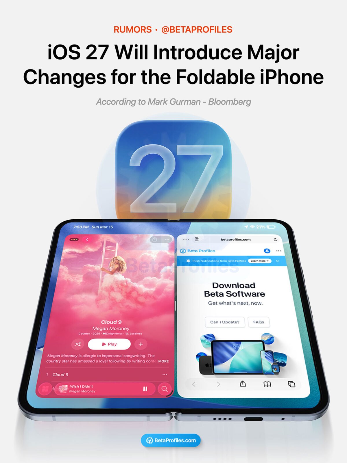iOS27 BP iphone fold