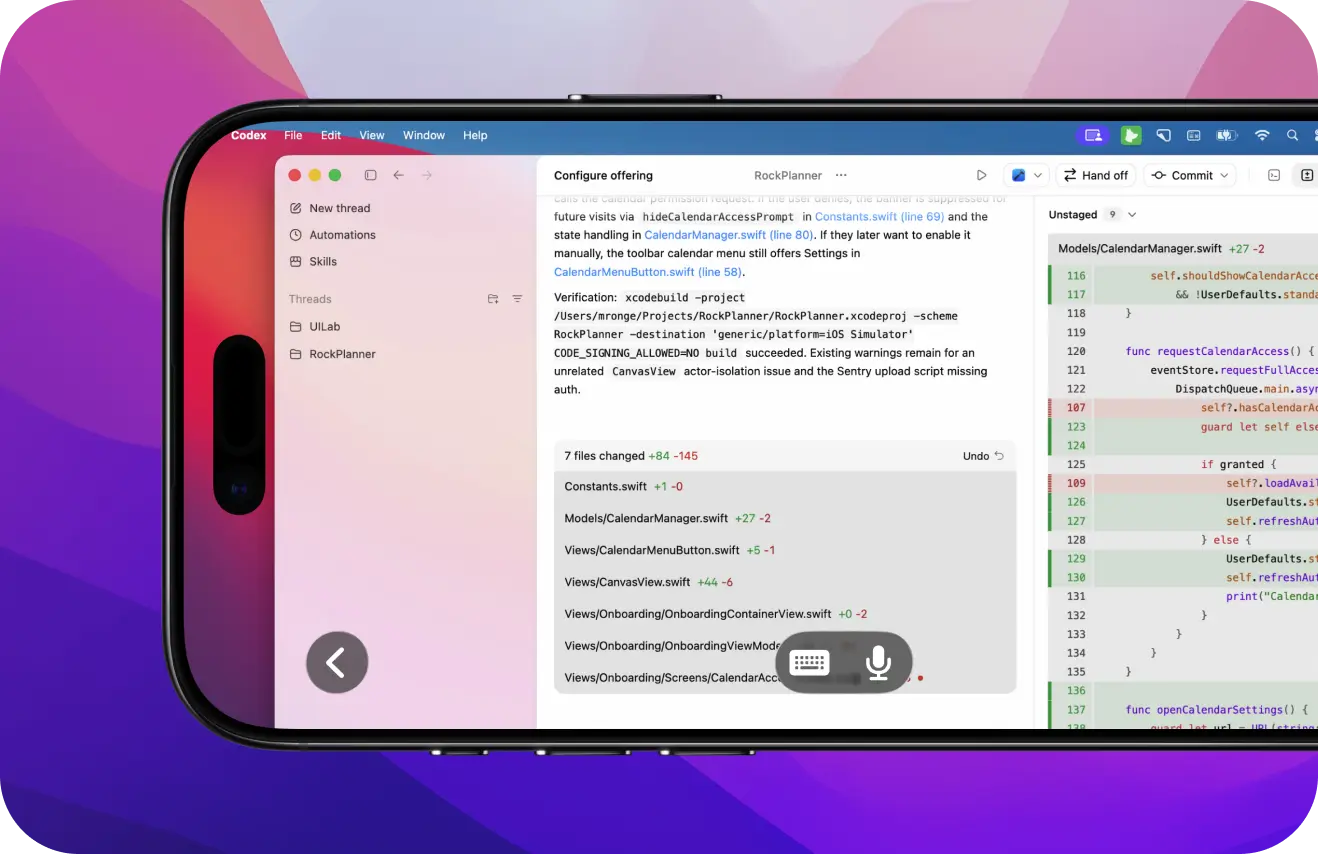 Workbenchのリモート画面