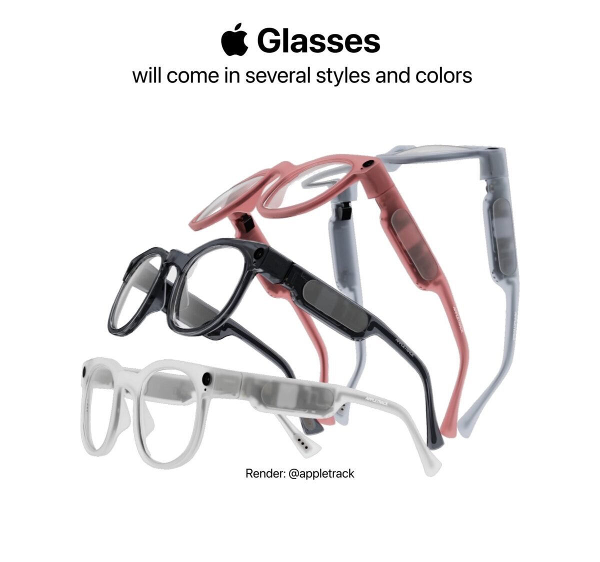 Apple製スマートグラスは4種類のプロトタイプが存在〜主な特徴とは