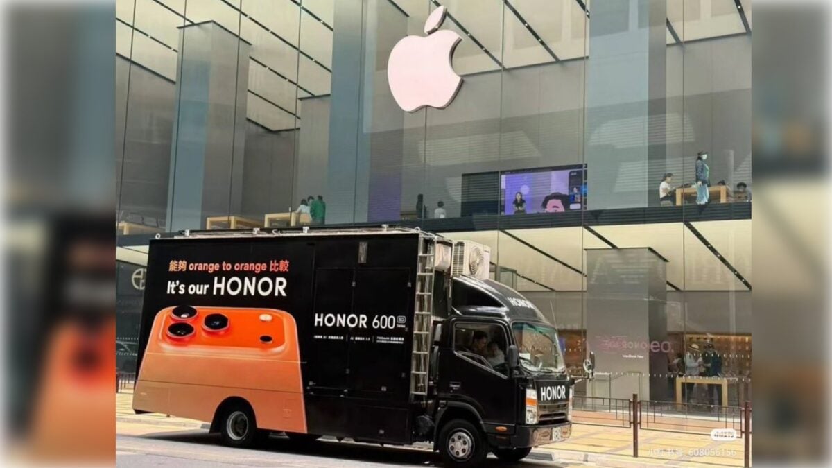 Honor、iPhone17 Pro激似スマホをApple Store前で猛PR