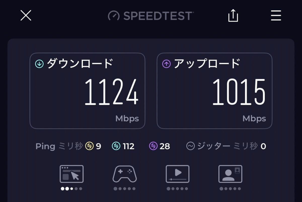 通常のスピードテストでは実測値しかわからない