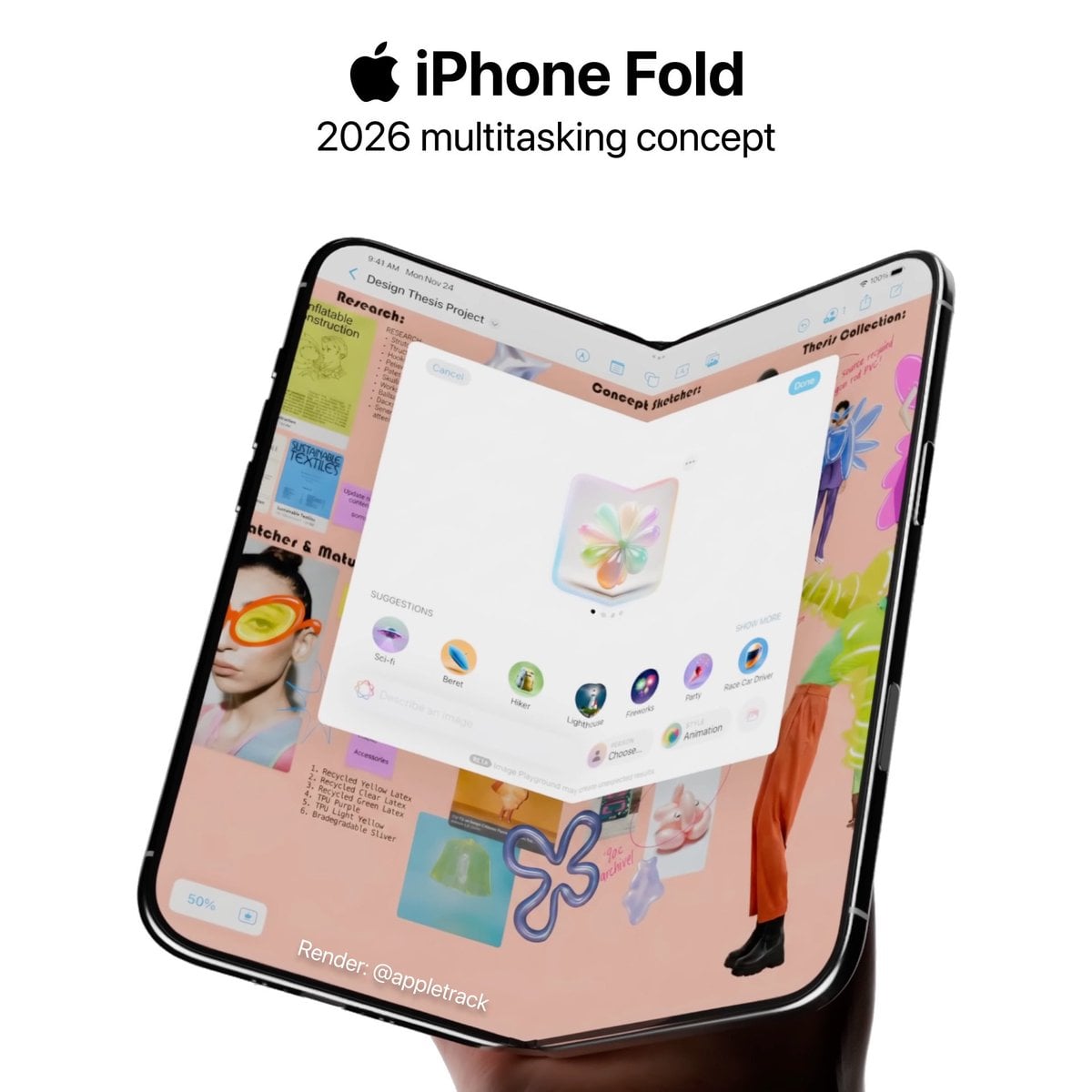 折りたたみiPhoneの試作機を各国のキャリアに送付済み？