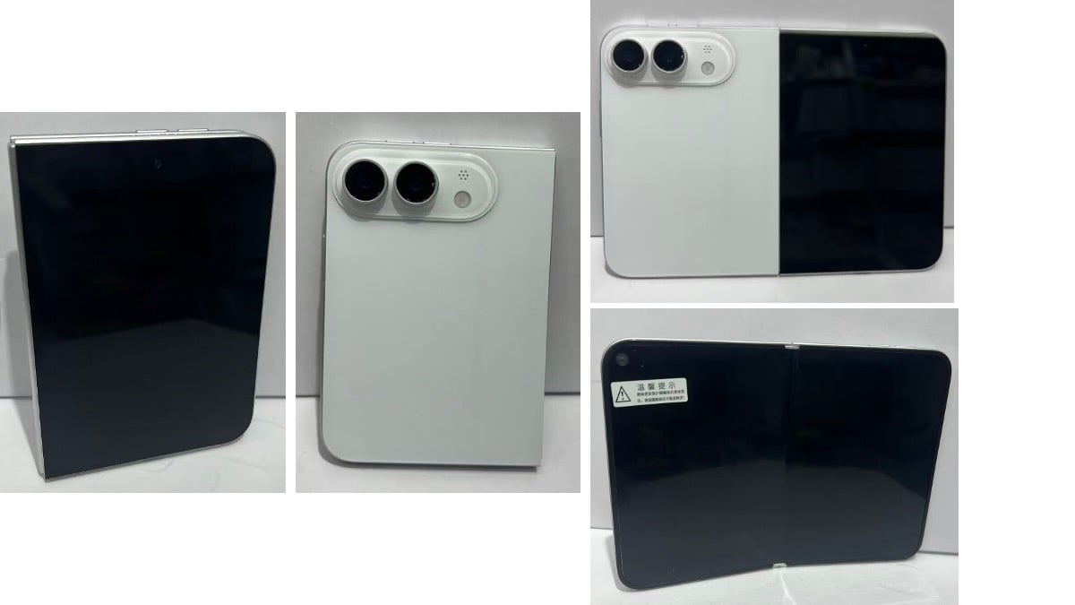 iPhone Foldの有力ダミー登場〜本体カラーはホワイトとミッドナイトか